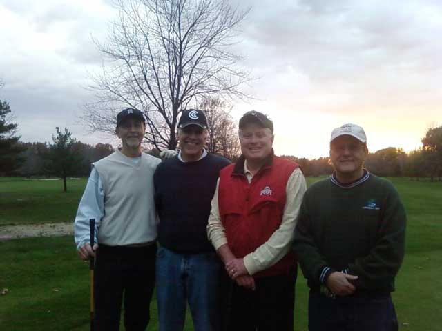 Four Golfsmen